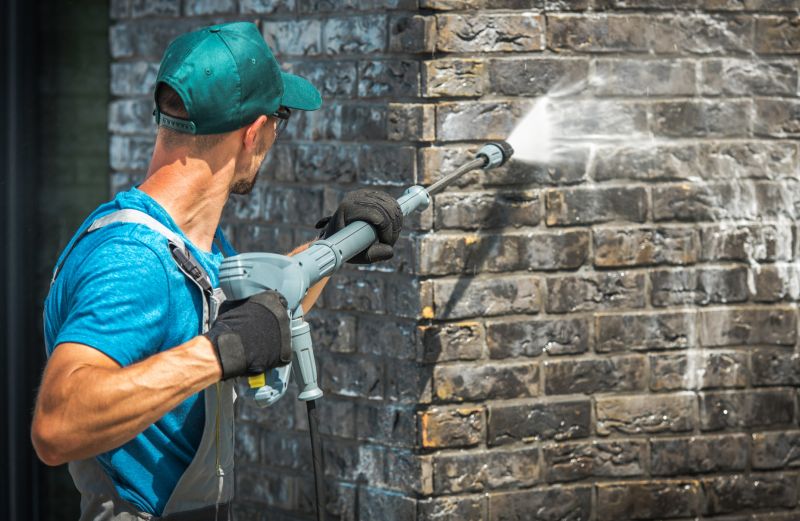 Brick Home Color Washing