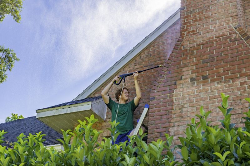 Brick Home Color Washing